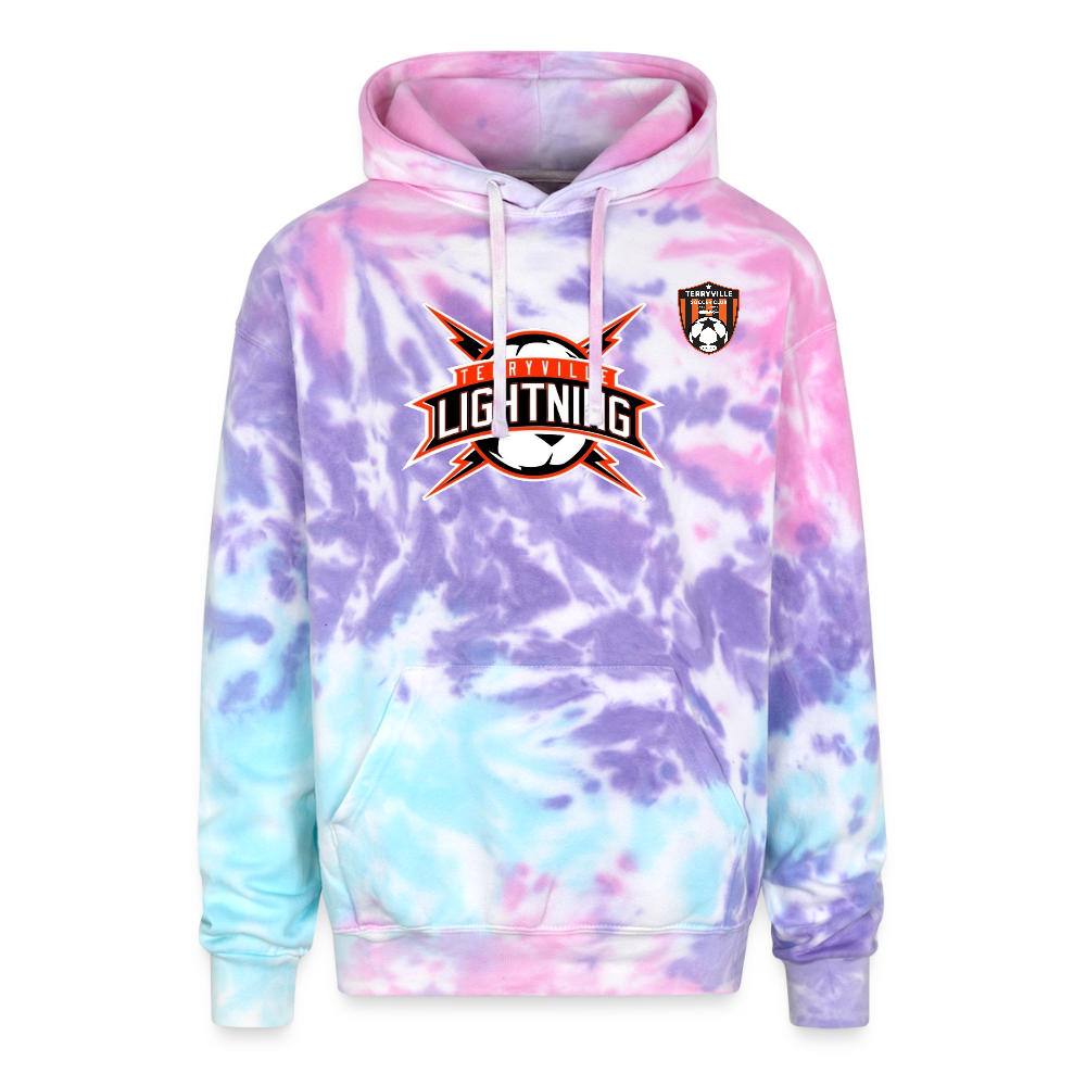 Adult Tie Dye Hoodie - cotton candy