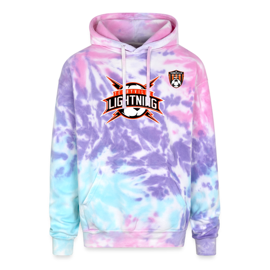 Adult Tie Dye Hoodie - cotton candy