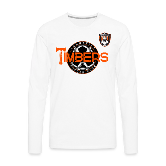 Men's Premium Long Sleeve T-Shirt - white