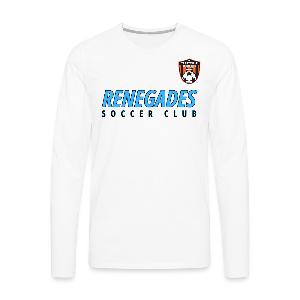 Men's Premium Long Sleeve T-Shirt - white