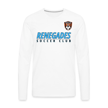 Men's Premium Long Sleeve T-Shirt - white