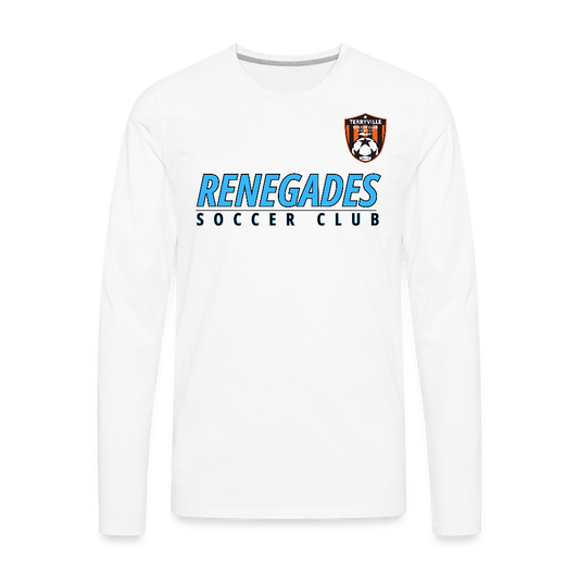 Men's Premium Long Sleeve T-Shirt - white