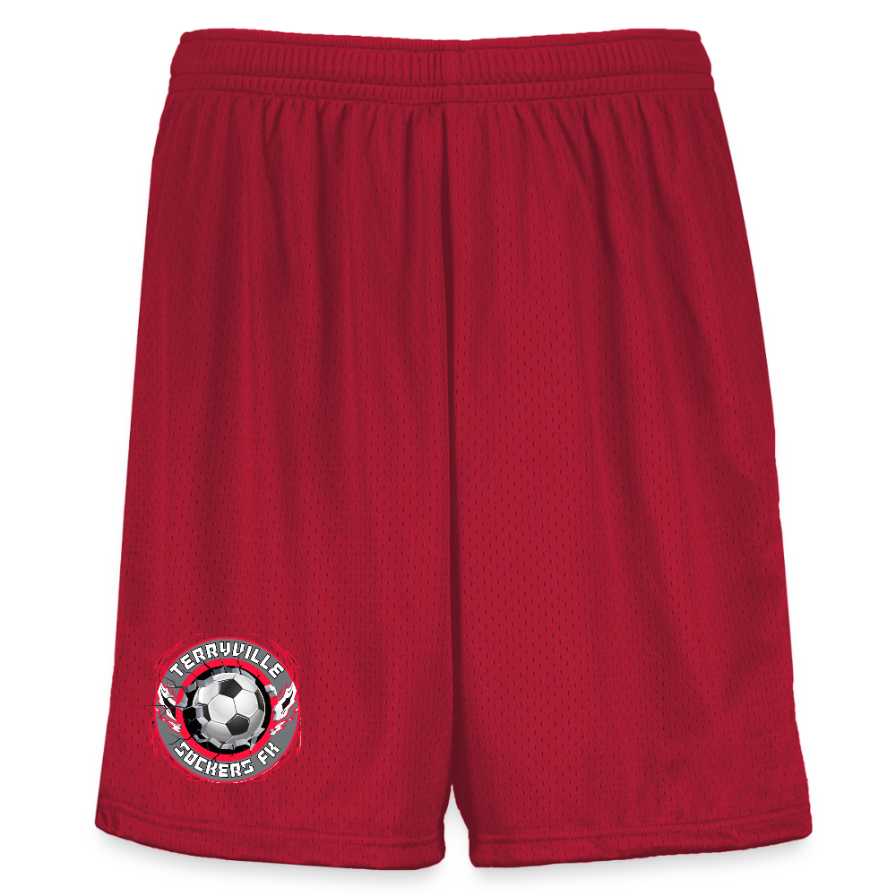 Augusta Sportswear Youth Modified Mesh Short - Scarlet