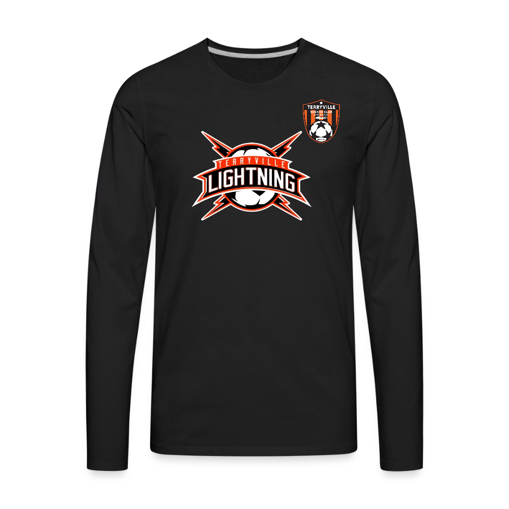 Men's Premium Long Sleeve T-Shirt - black