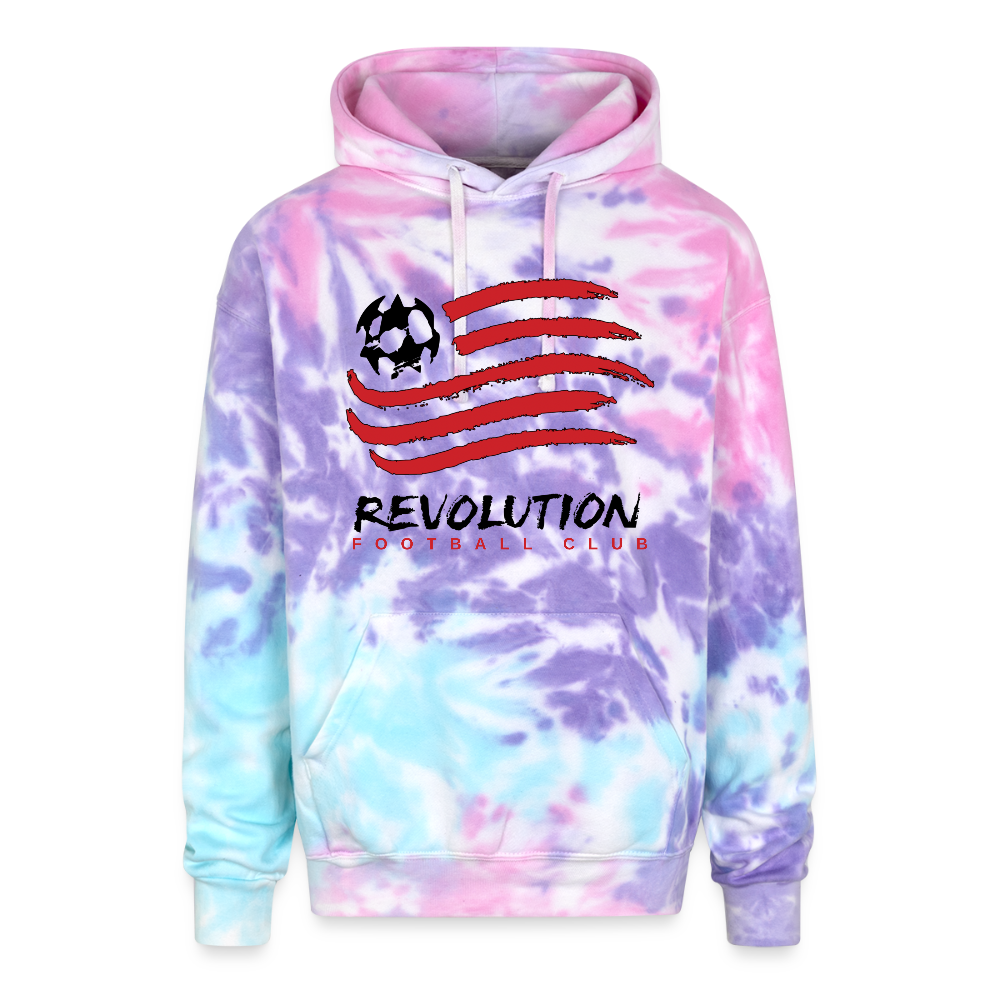 Adult Tie Dye Hoodie - cotton candy