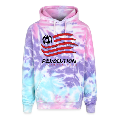 Adult Tie Dye Hoodie - cotton candy