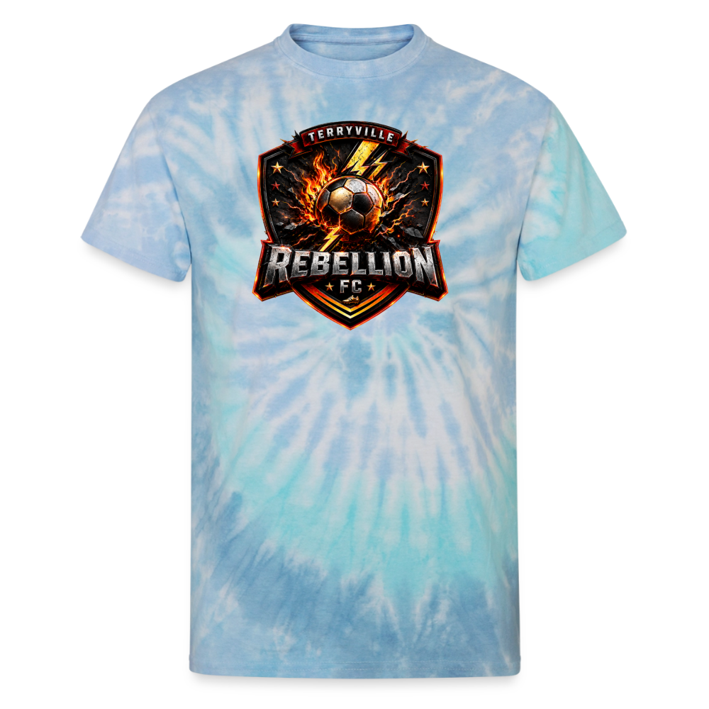 Unisex Tie Dye T-Shirt - blue lagoon