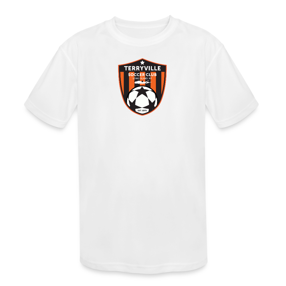 Kids' Moisture Wicking Performance T-Shirt - white