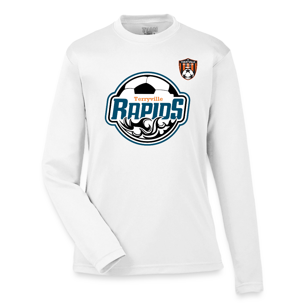 Youth Zone Performance Long-Sleeve T-Shirt - white