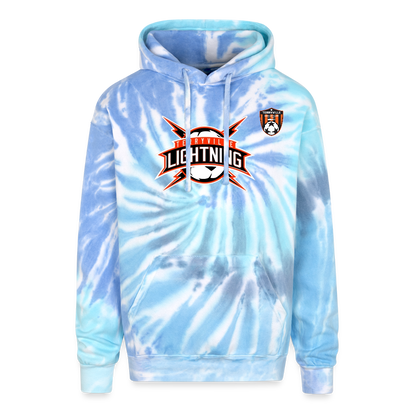 Adult Tie Dye Hoodie - blue lagoon