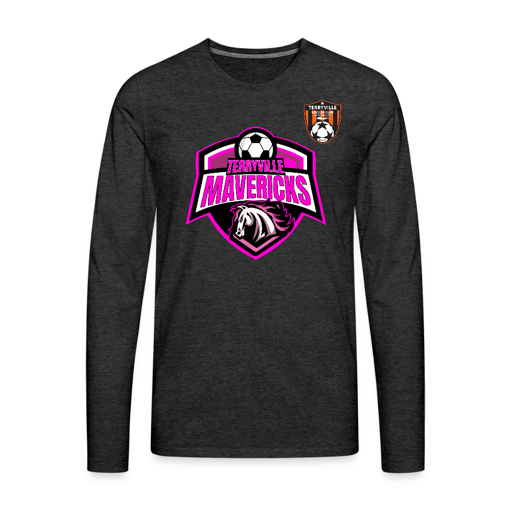 Men's Premium Long Sleeve T-Shirt - charcoal grey