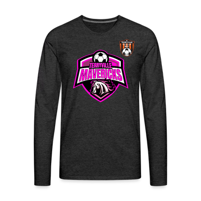 Men's Premium Long Sleeve T-Shirt - charcoal grey