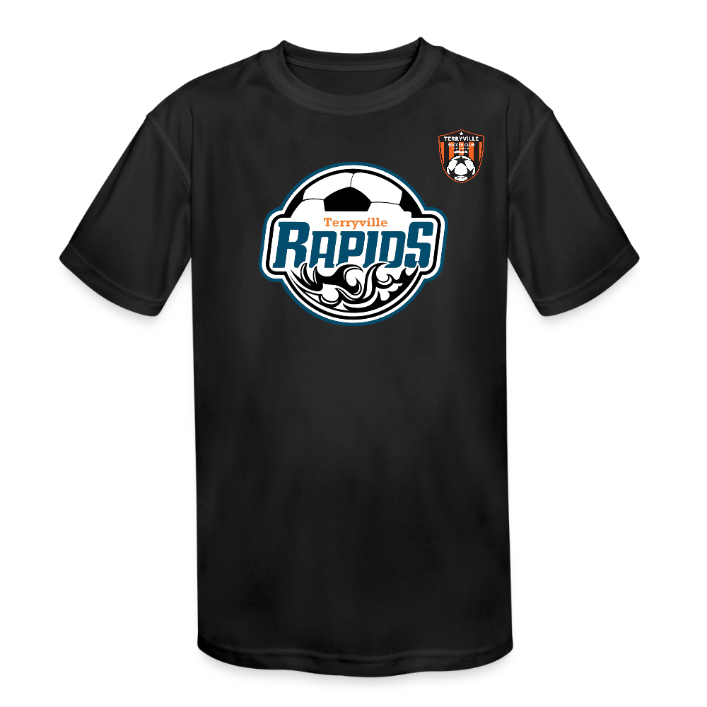 Kids' Moisture Wicking Performance T-Shirt - black