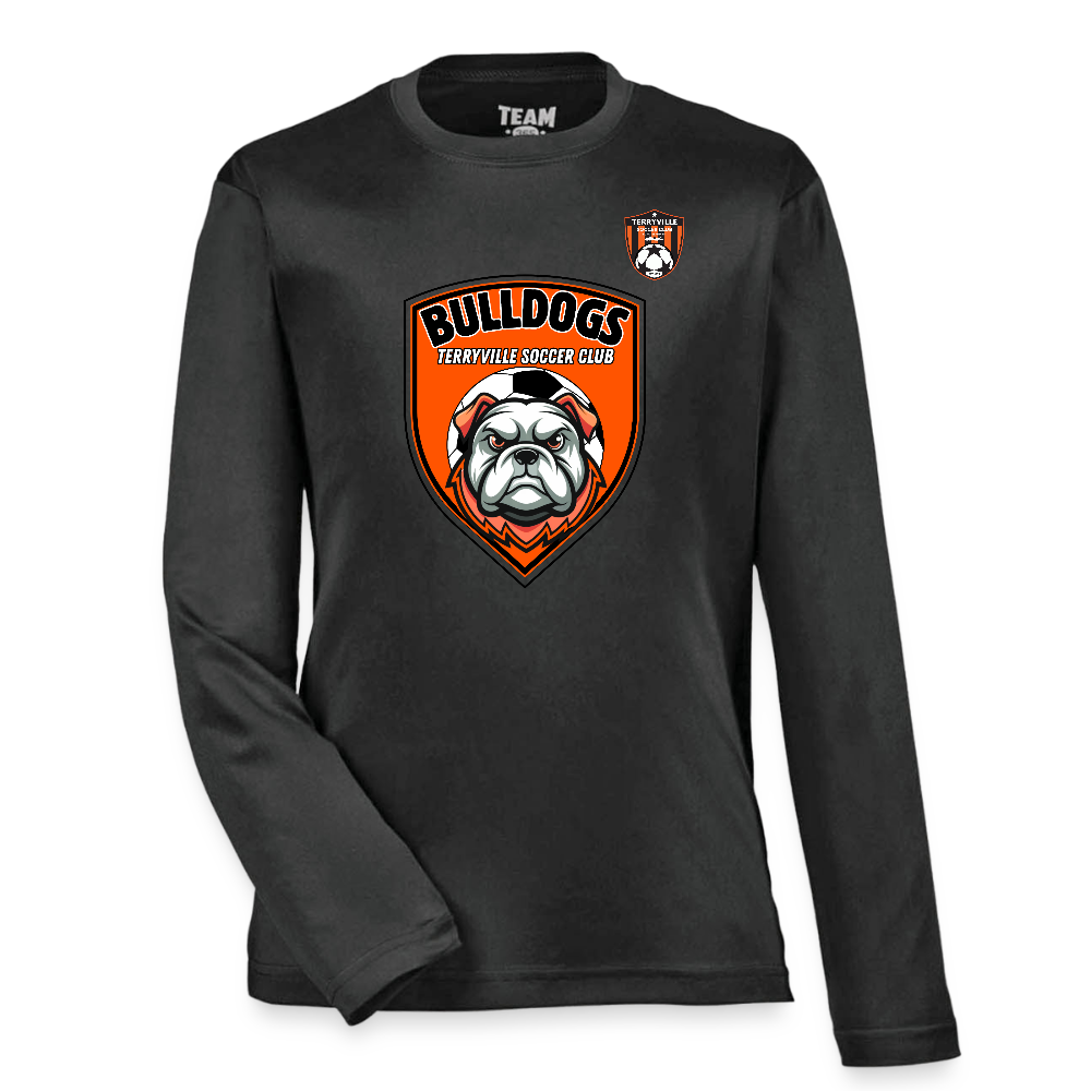 Youth Zone Performance Long-Sleeve T-Shirt - black