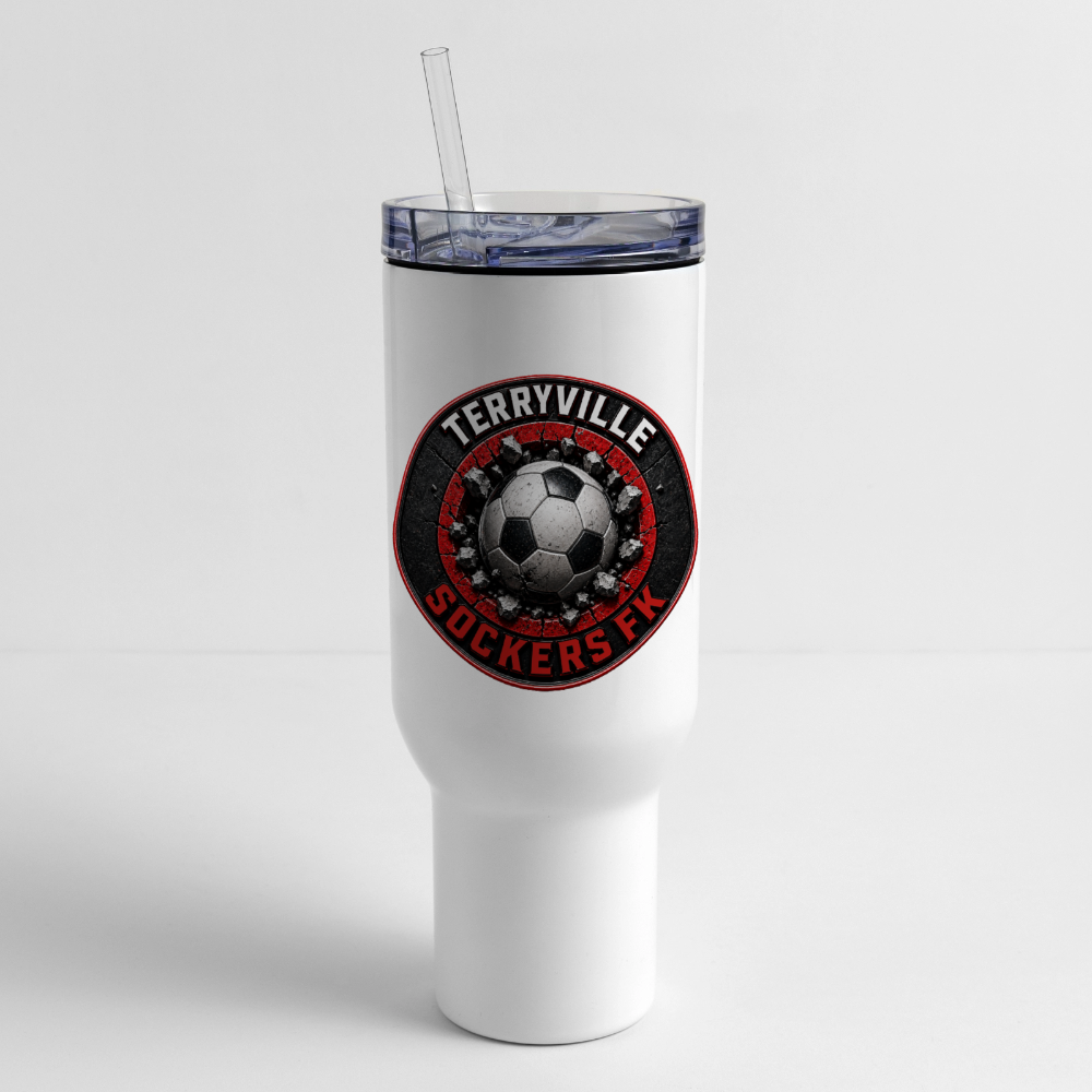 40 oz Travel Tumbler - white