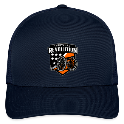 Flexfit Fitted Baseball Cap - navy