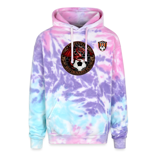 Adult Tie Dye Hoodie - cotton candy