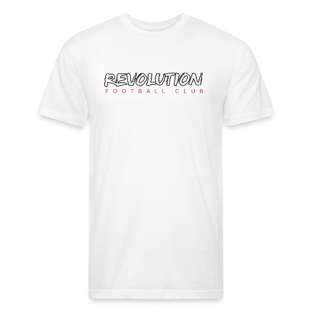 Fitted Cotton/Poly T-Shirt by Next Level - white