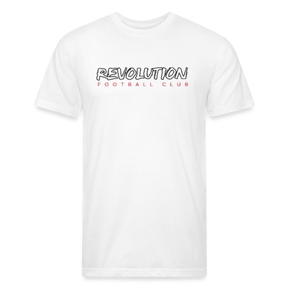 Fitted Cotton/Poly T-Shirt by Next Level - white