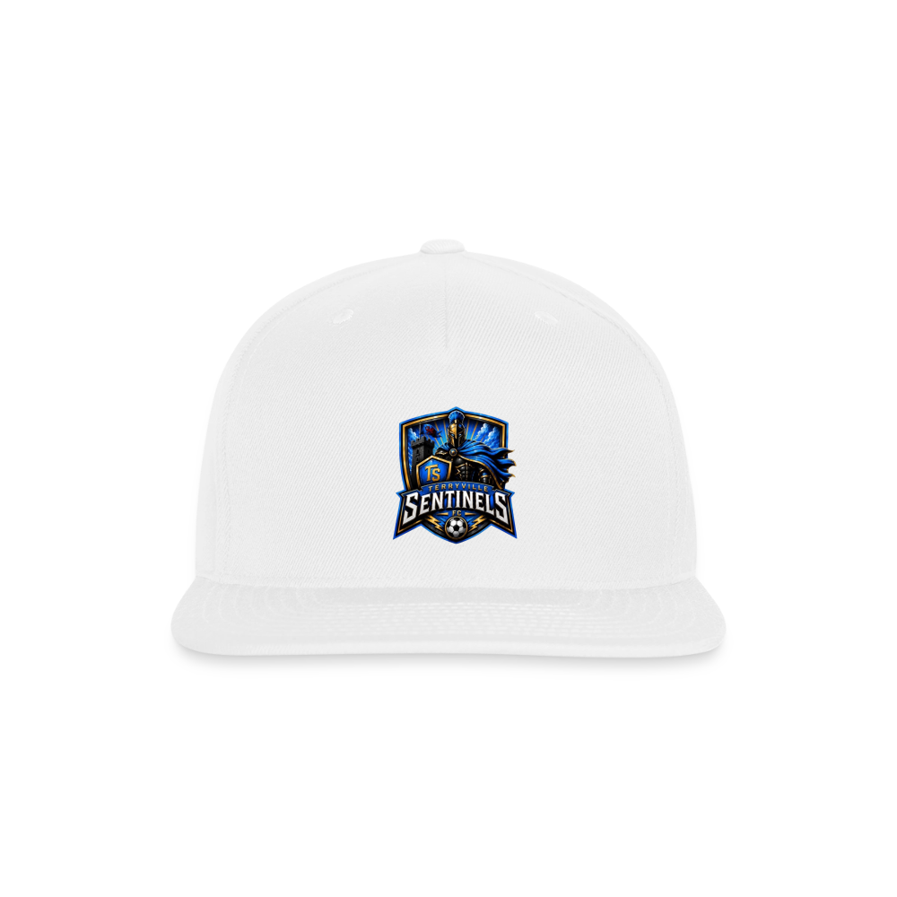 Snapback Baseball Cap - white