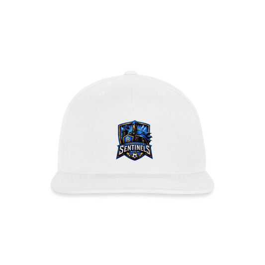 Snapback Baseball Cap - white