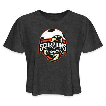 Women's Cropped T-Shirt - deep heather