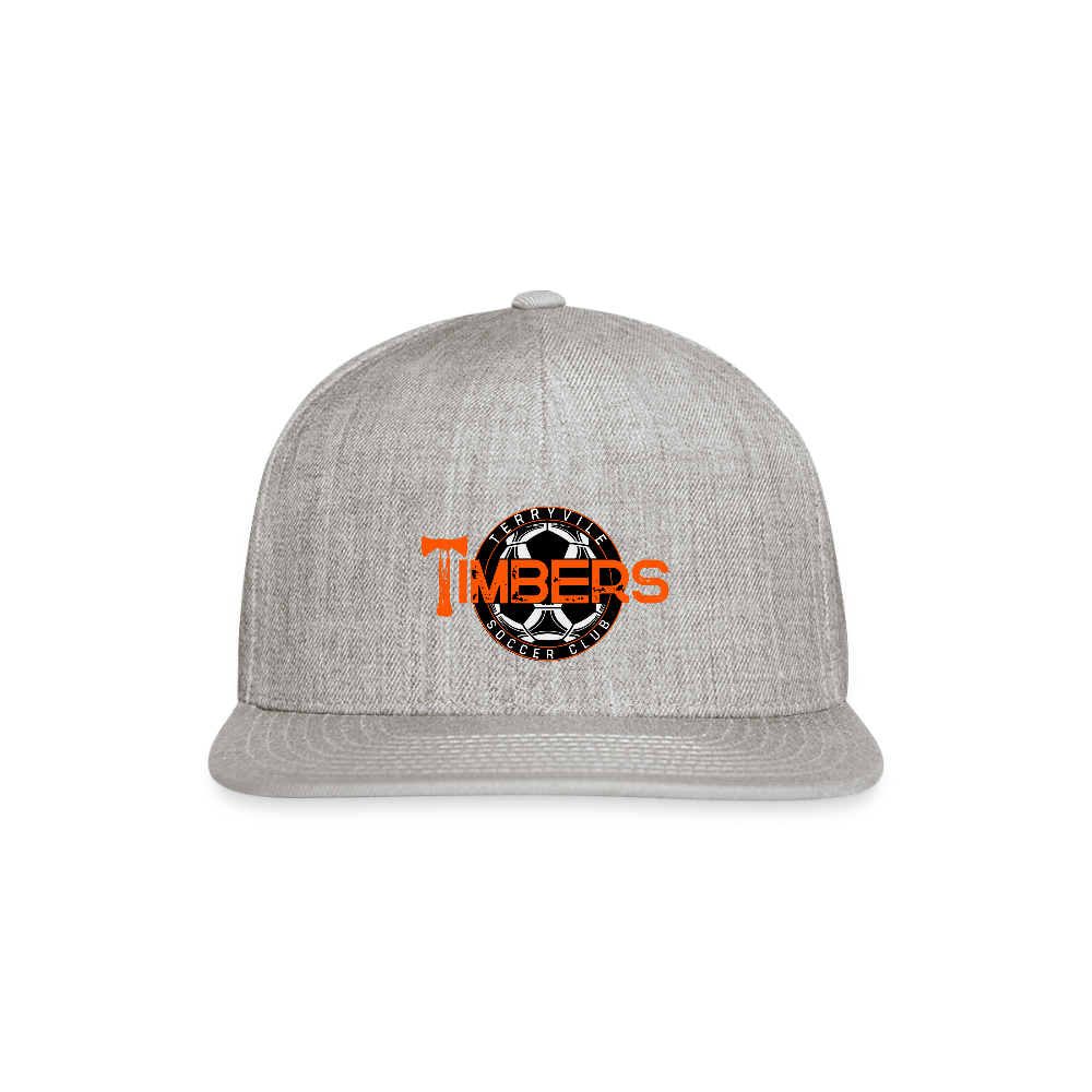 Snapback Baseball Cap - heather gray