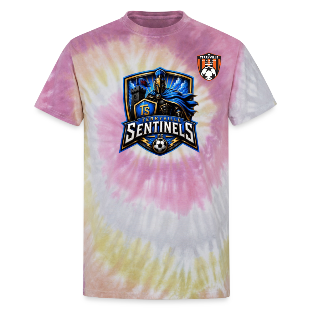 Unisex Tie Dye T-Shirt - Desert Rose