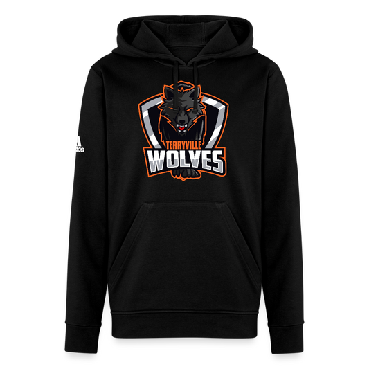 Adidas Unisex Fleece Hoodie - black