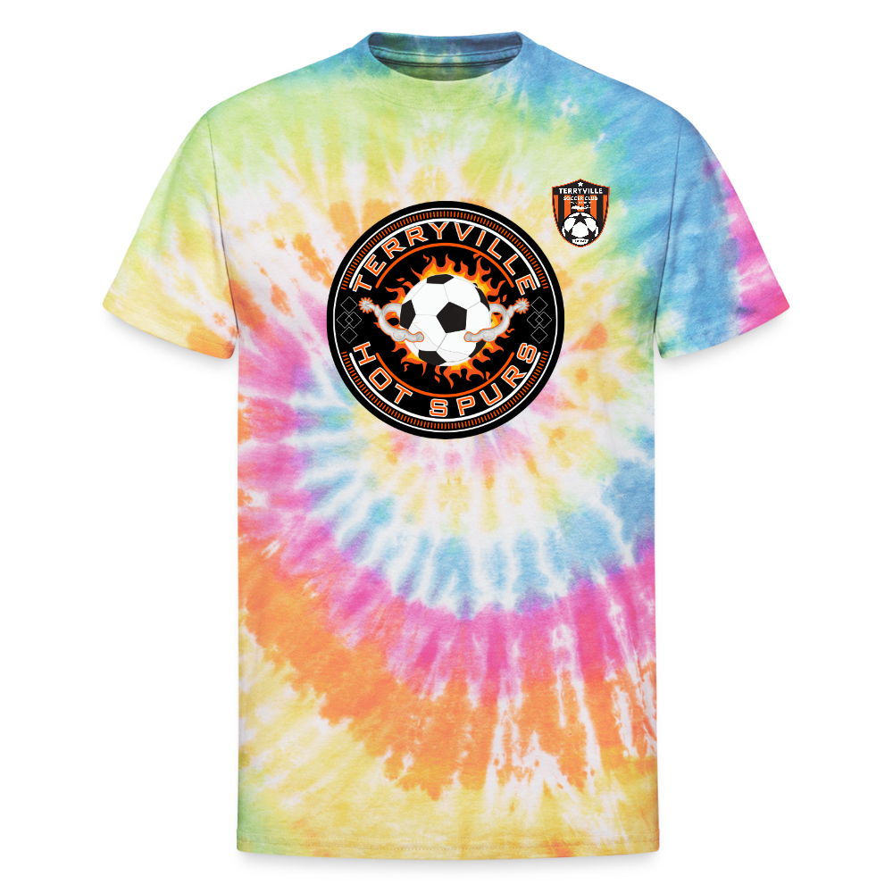Unisex Tie Dye T-Shirt - rainbow