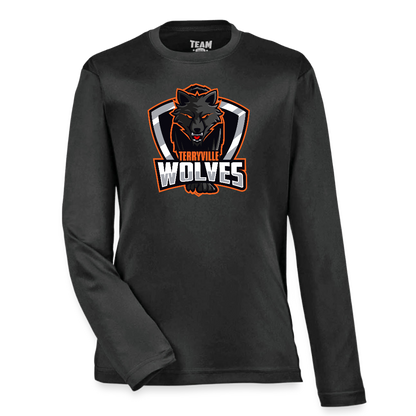 Youth Zone Performance Long-Sleeve T-Shirt - black