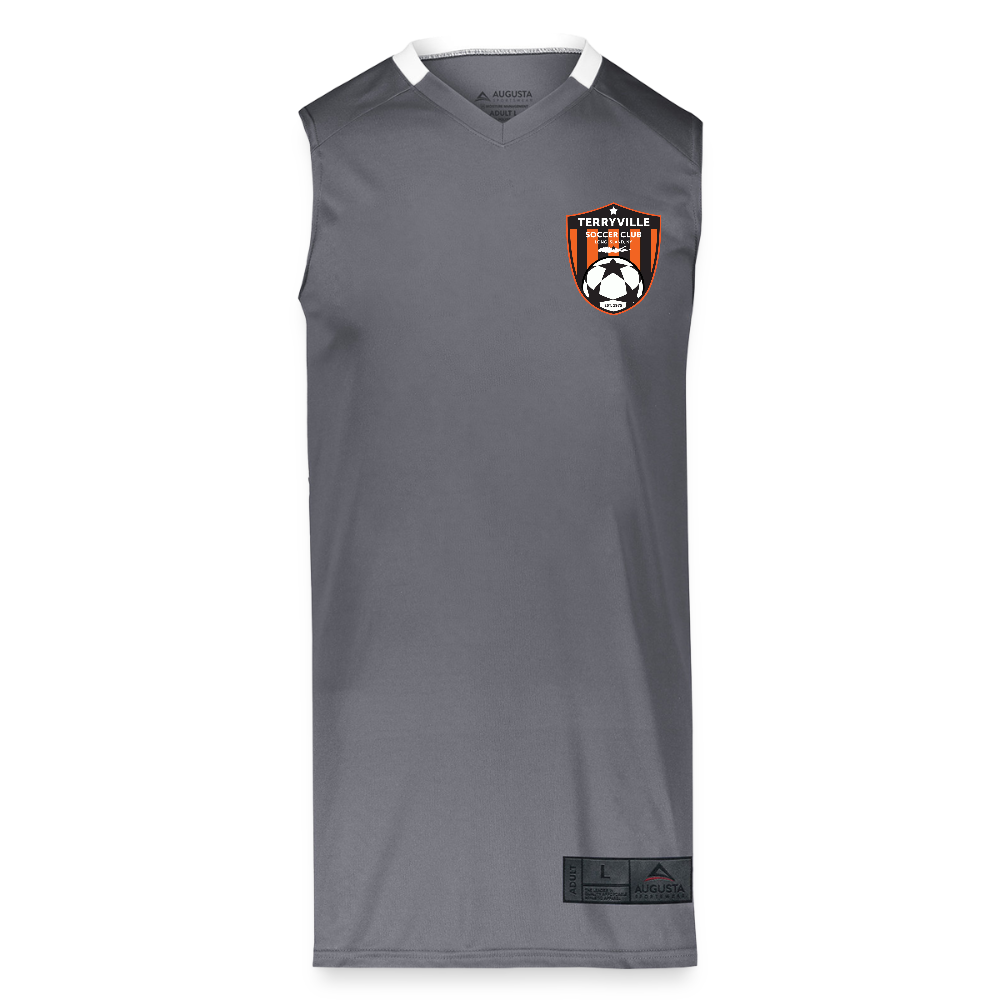 Augusta Sportswear Youth Practice Jersey - graphite/white