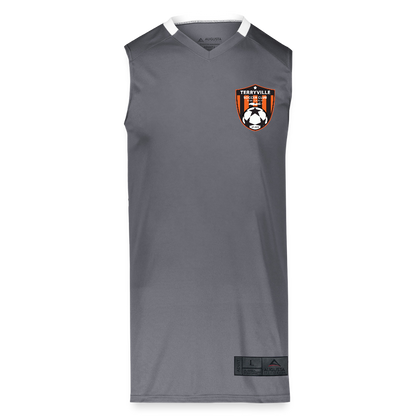 Augusta Sportswear Youth Practice Jersey - graphite/white