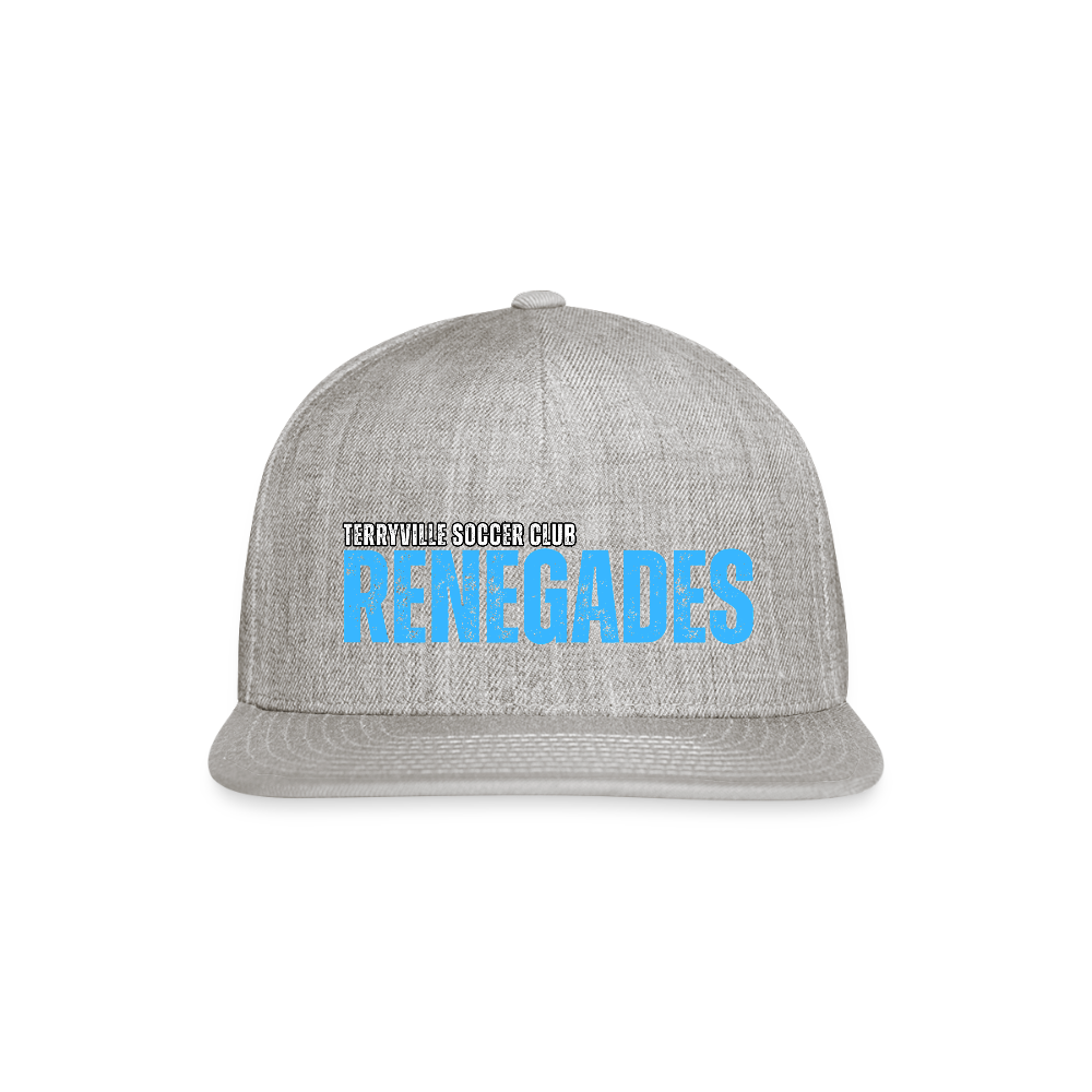 Snapback Baseball Cap - heather gray