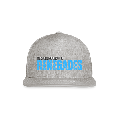 Snapback Baseball Cap - heather gray