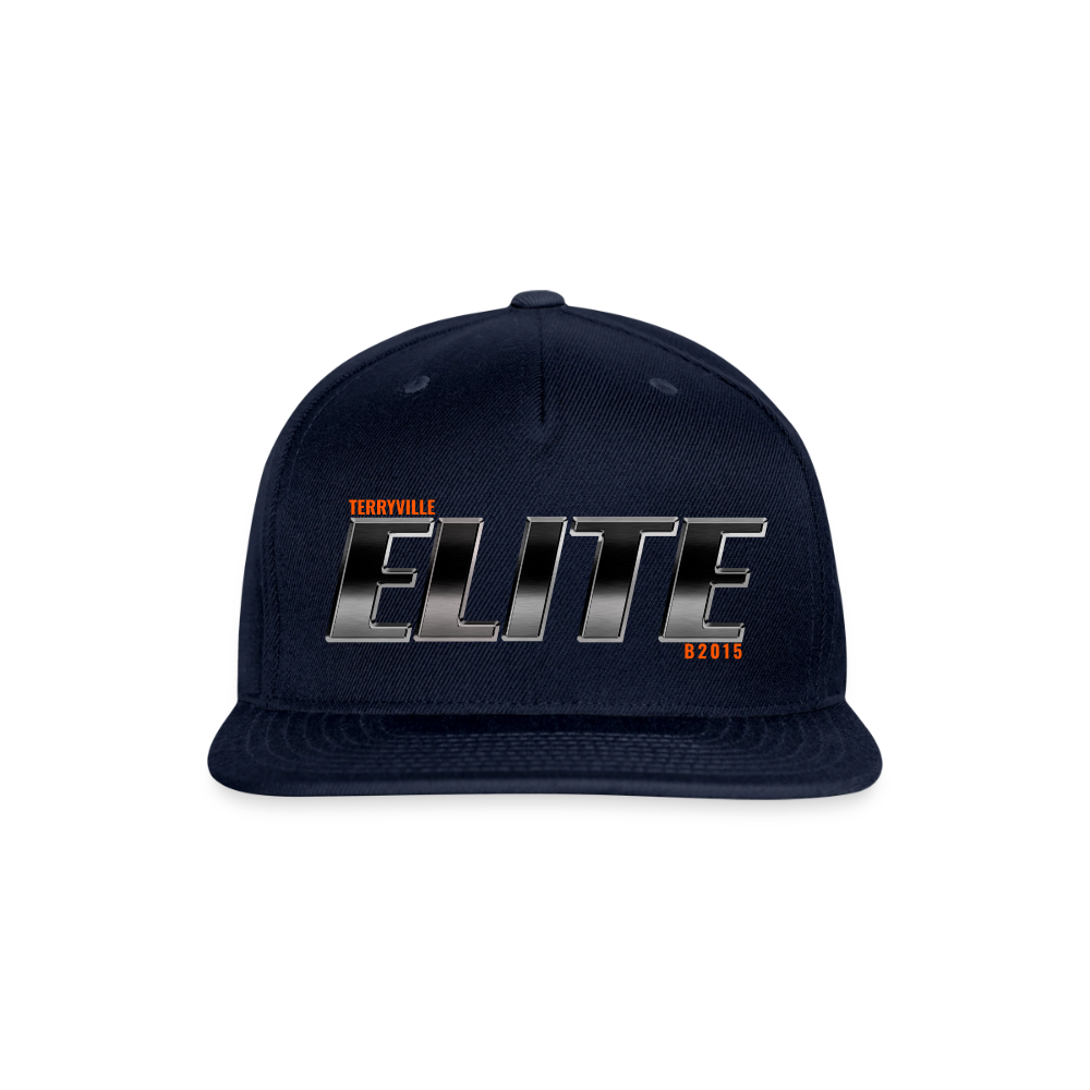 Snapback Baseball Cap - navy