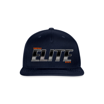 Snapback Baseball Cap - navy