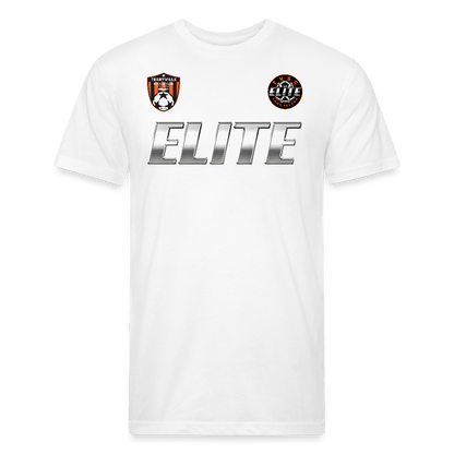 Fitted Cotton/Poly T-Shirt by Next Level - white