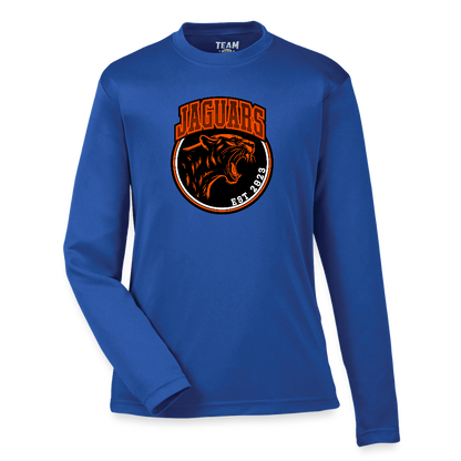 Youth Zone Performance Long-Sleeve T-Shirt - royal blue