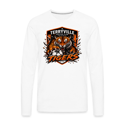 Men's Premium Long Sleeve T-Shirt - white