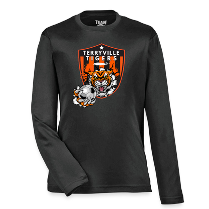 Youth Zone Performance Long-Sleeve T-Shirt - black
