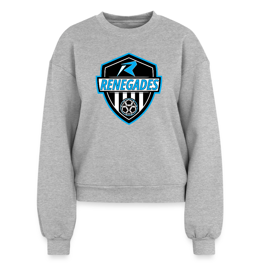 Women's Fleece Crewneck Sweatshirt - heather grey