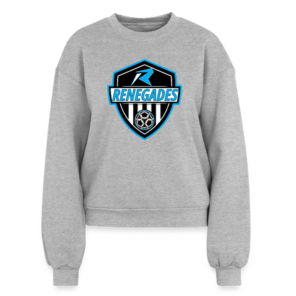 Women's Fleece Crewneck Sweatshirt - heather grey