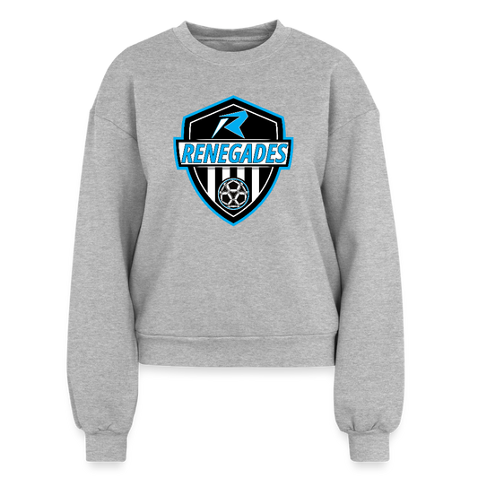 Women's Fleece Crewneck Sweatshirt - heather grey
