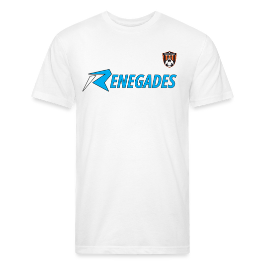 Fitted Cotton/Poly T-Shirt by Next Level - white