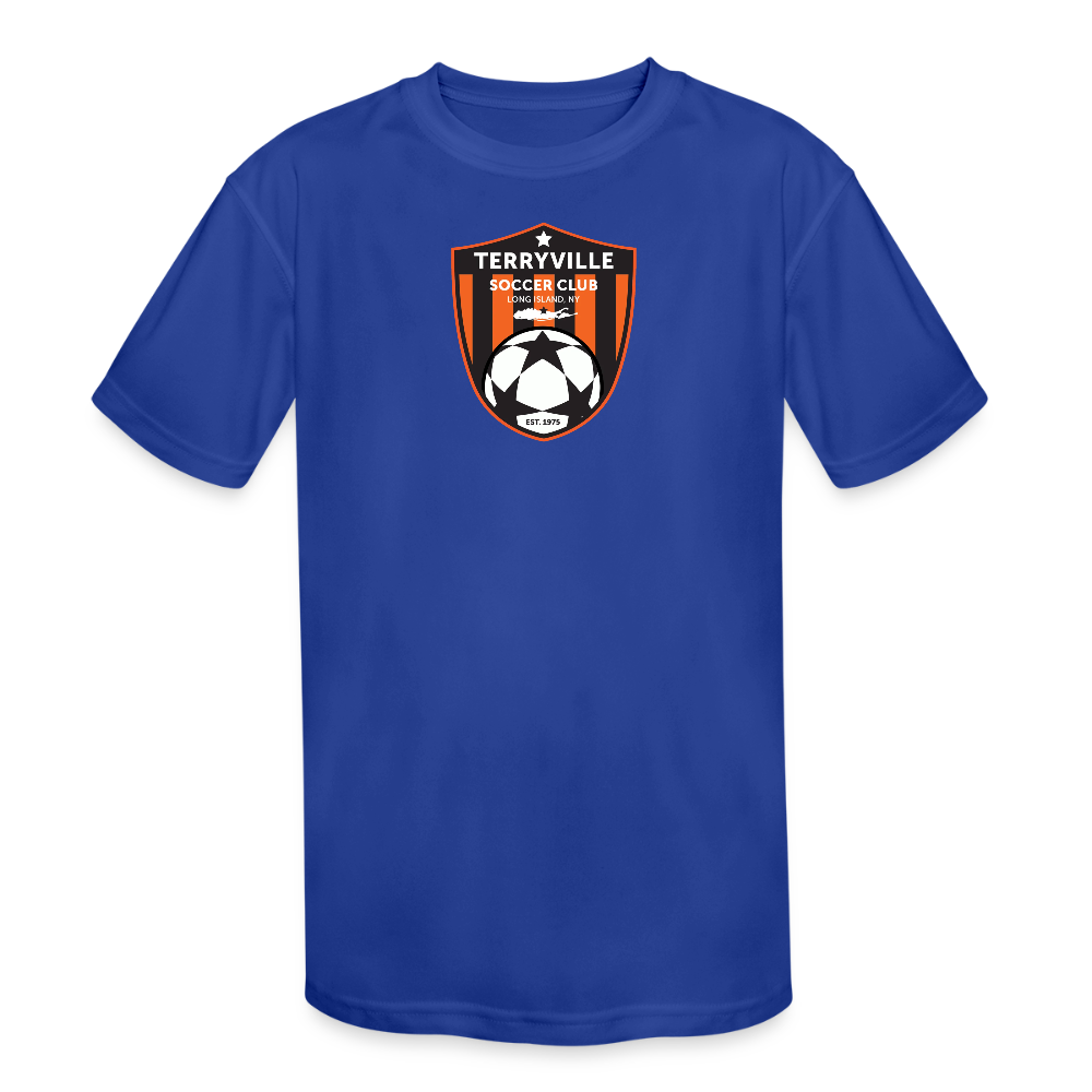 Kids' Moisture Wicking Performance T-Shirt - royal blue