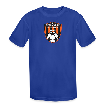 Kids' Moisture Wicking Performance T-Shirt - royal blue