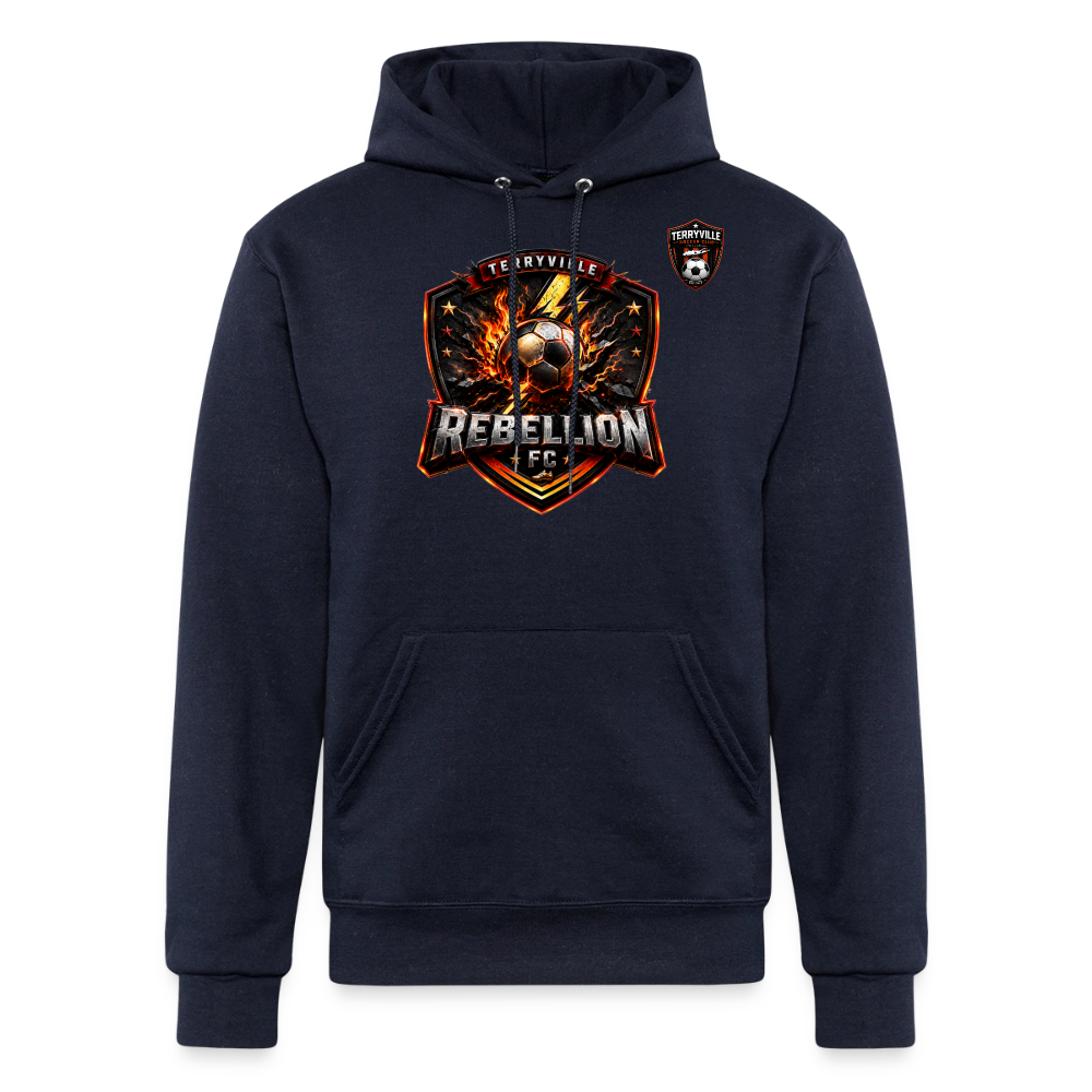 Champion Unisex Powerblend Hoodie - navy