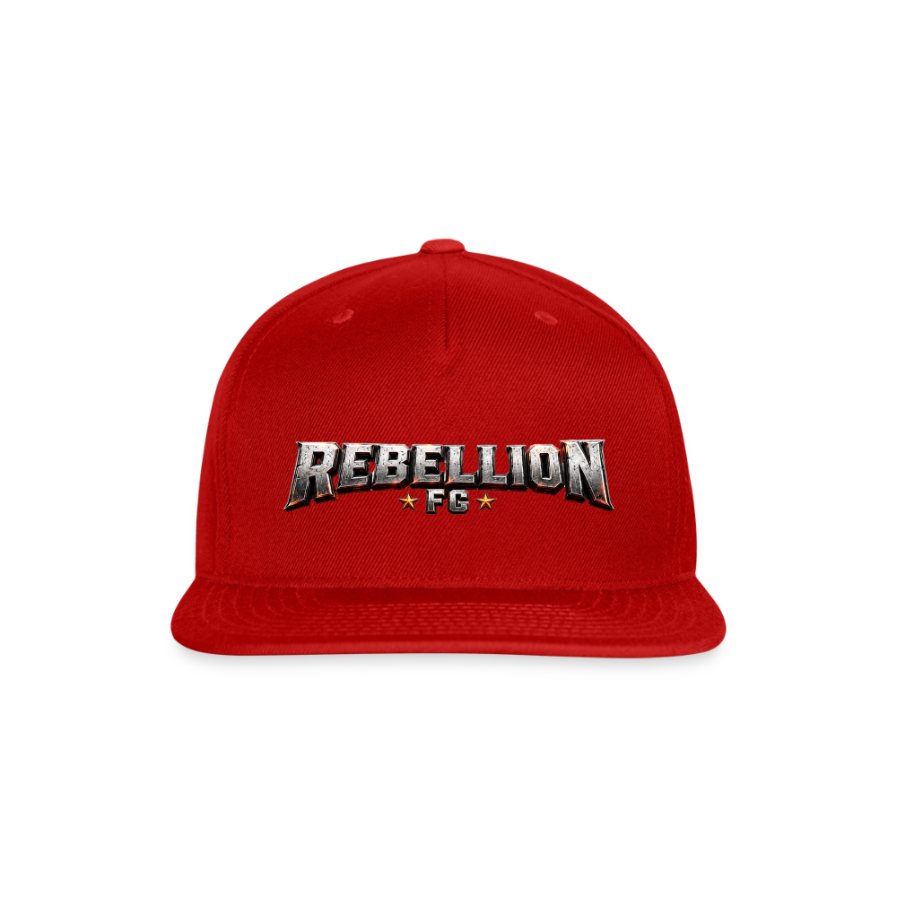 Snapback Baseball Cap - red