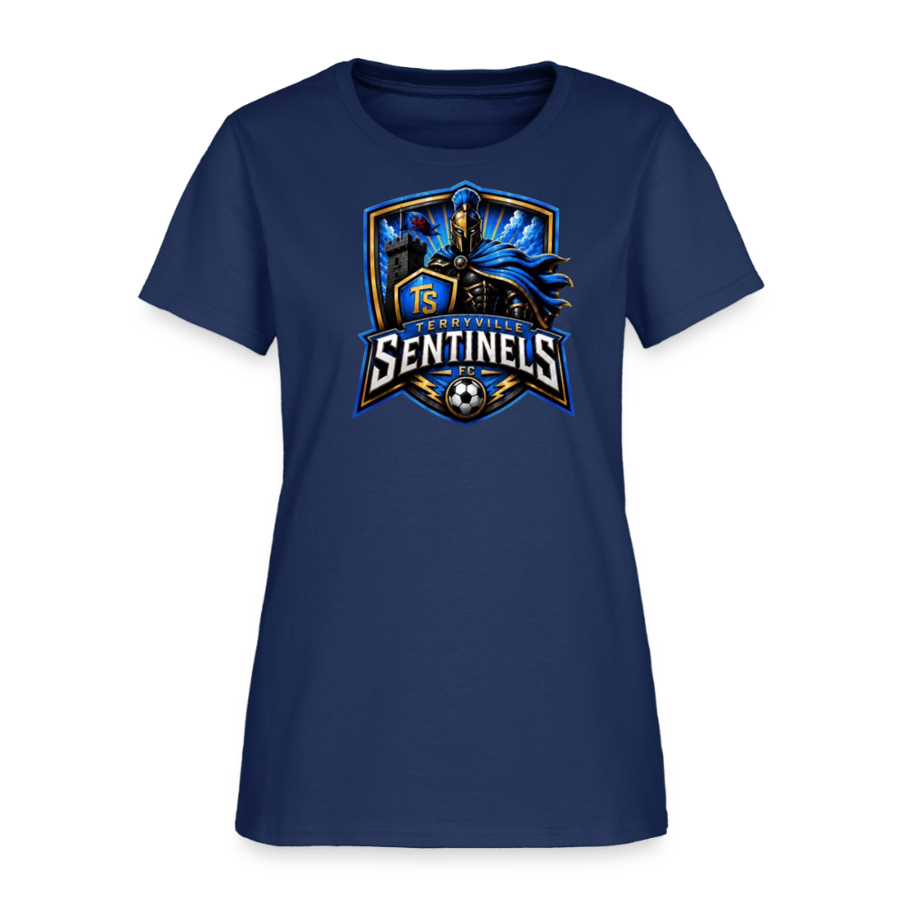 Women's T-Shirt -  blue dusk